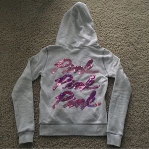 Victoria’s Secret PINK Sequin Hoodie Jacket